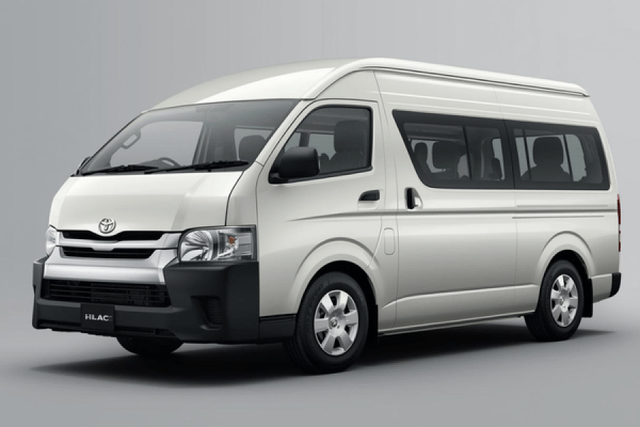 Toyota Hiace Minivan with Guid Driver – The Wave Family Hop Tours