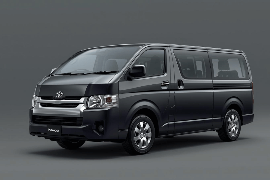 Toyota Hiace Minivan with Guide Driver – WHALE Island