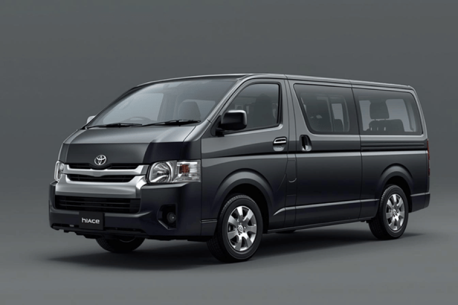 Toyota Hiace Minivan with Guide Driver – WHALE Island